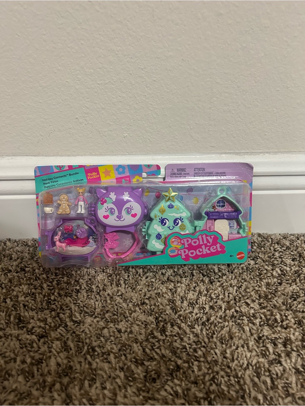 Polly Pocket Playset - holiday connect me bundle pack